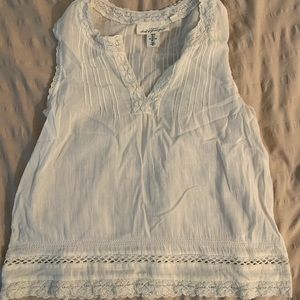 Boho White Lace Tunic